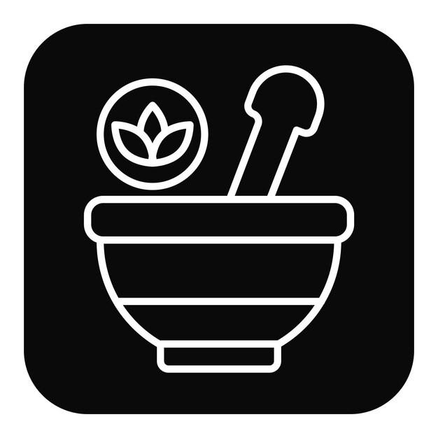 El icono vectorial de la taza de spa se puede usar para el conjunto de iconos de spa