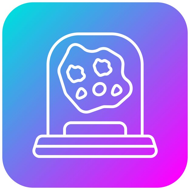 El icono vectorial de Tektite se puede usar para el conjunto de iconos de tecnología espacial