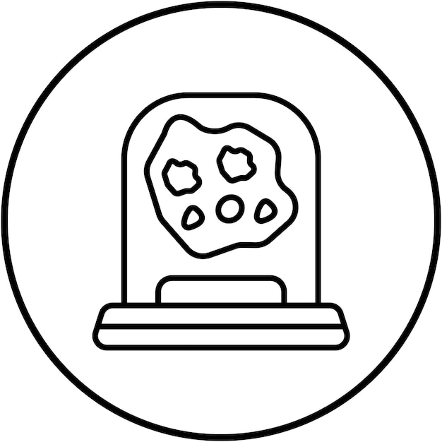El icono vectorial de Tektite se puede usar para el conjunto de iconos de tecnología espacial