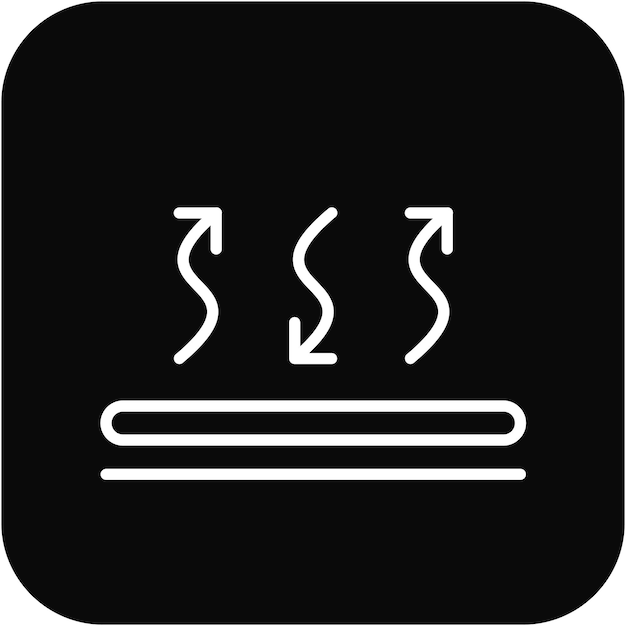 El icono vectorial de la tela no respirable se puede utilizar para el conjunto de iconos de las características de la tela