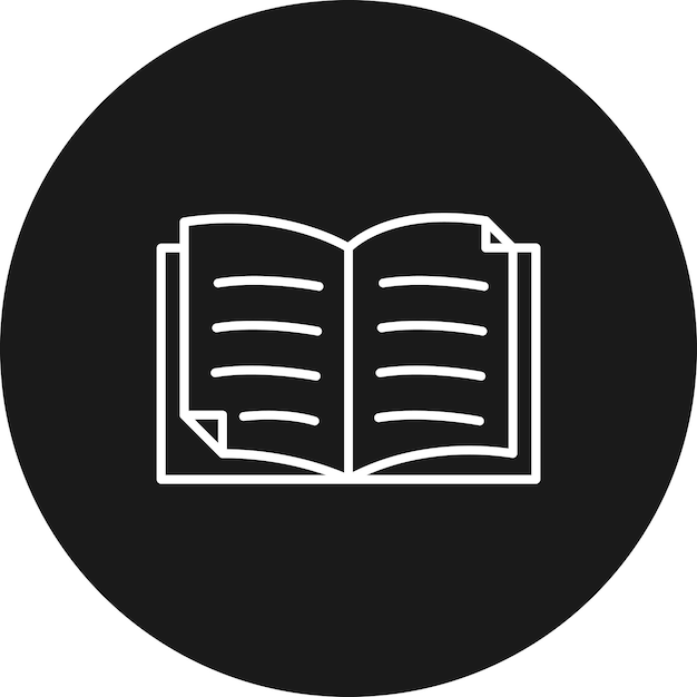 El icono vectorial de temas importantes se puede utilizar para el conjunto de iconos de la biblioteca