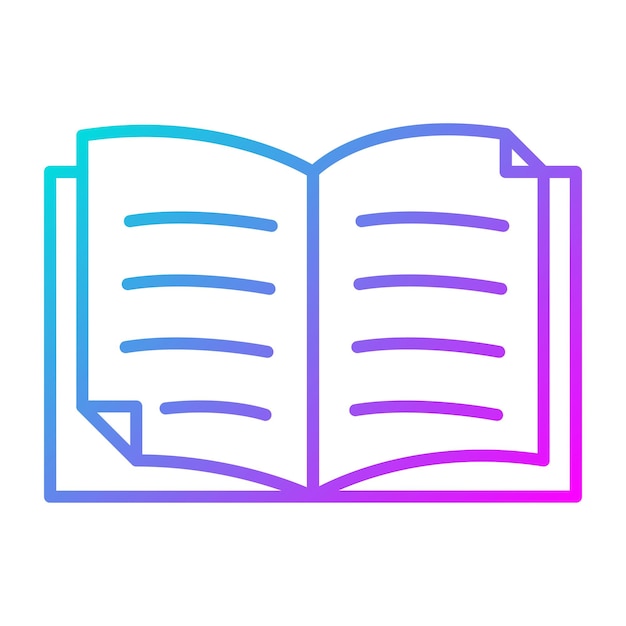 El icono vectorial de temas importantes se puede utilizar para el conjunto de iconos de la biblioteca