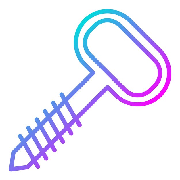 El icono vectorial de Tendril se puede usar para el conjunto de iconos de Shoemaker