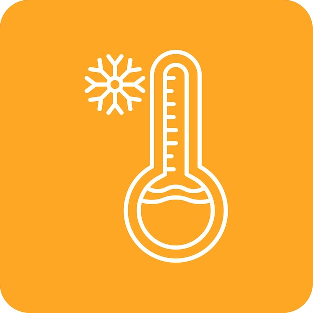 El icono vectorial del termómetro se puede usar para el icono de bebé