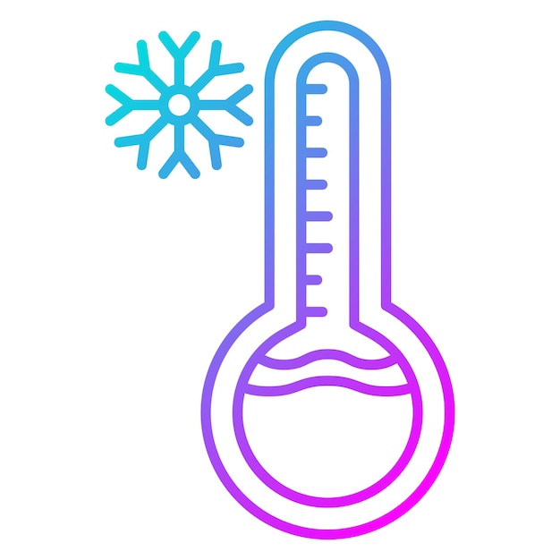 El icono vectorial del termómetro se puede usar para el icono de bebé