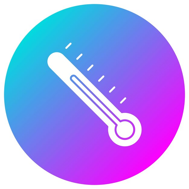 El icono vectorial del termómetro se puede utilizar para el conjunto de iconos de la farmacia