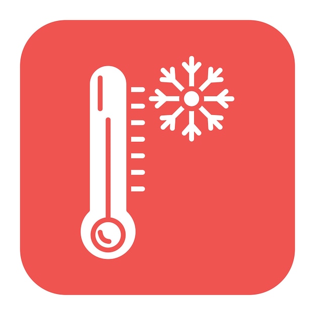 El icono vectorial del termómetro se puede utilizar para el conjunto de iconos del spa