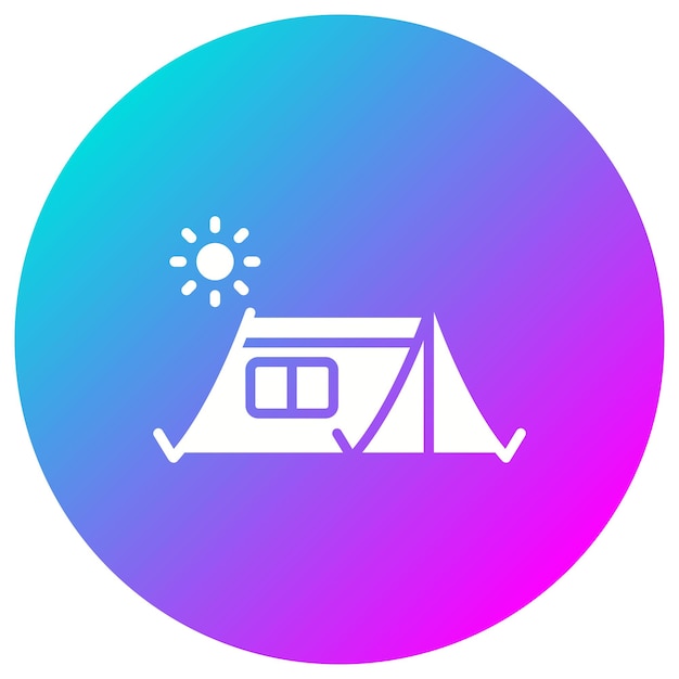 El icono vectorial de la tienda de verano se puede usar para el conjunto de iconos de verano
