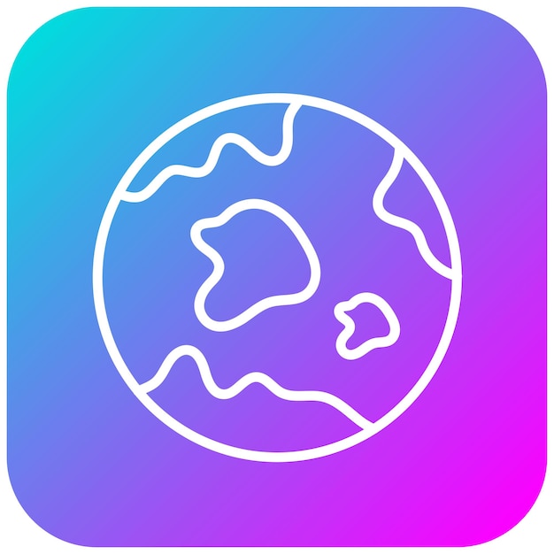 El icono vectorial de la Tierra se puede utilizar para el conjunto de iconos de negocios y recursos humanos