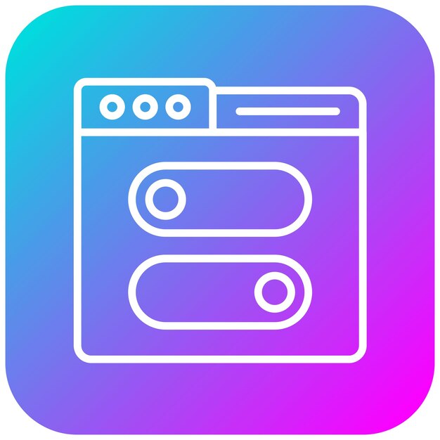 El icono vectorial de toggle switches se puede utilizar para el conjunto de iconos de negocios y recursos humanos