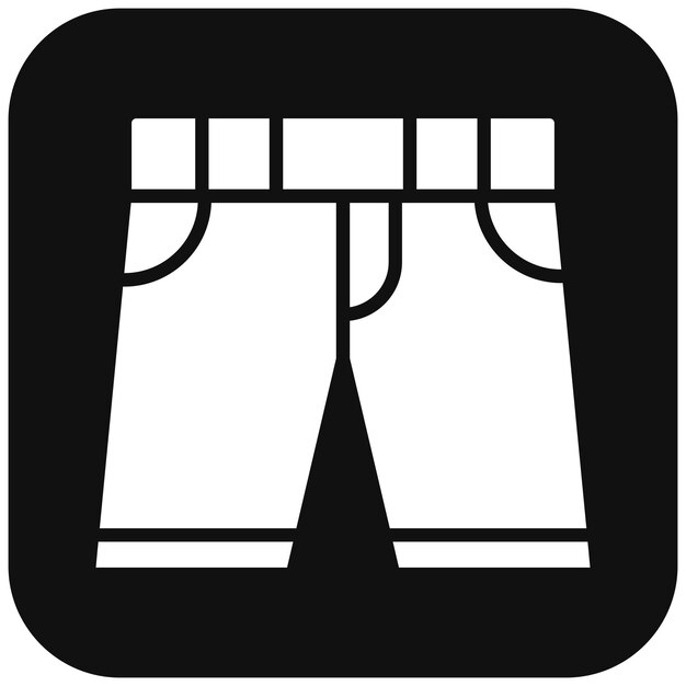 El icono vectorial de trajes de baño se puede usar para el iconset de Beach Resort