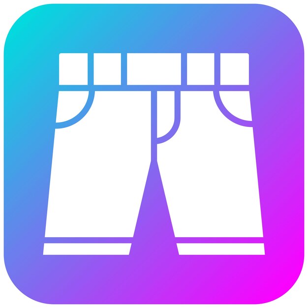 El icono vectorial de trajes de baño se puede usar para el iconset de Beach Resort