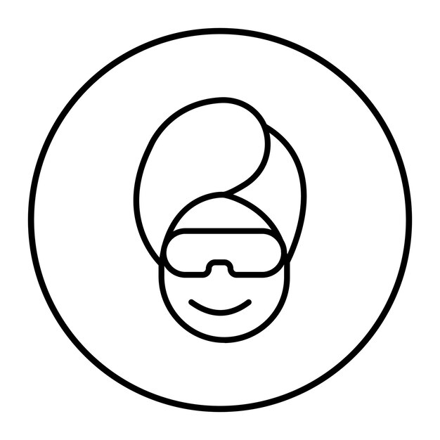 El icono vectorial del tratamiento ocular del spa se puede utilizar para el conjunto de iconos del spa