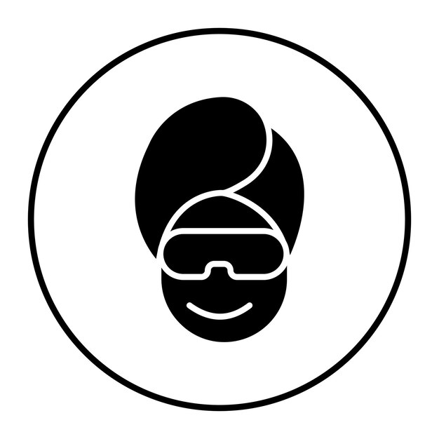 El icono vectorial del tratamiento ocular del spa se puede utilizar para el conjunto de iconos del spa