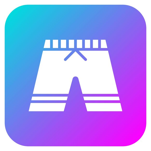 El icono vectorial de los troncos de natación se puede usar para el conjunto de iconos de verano
