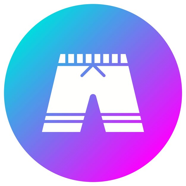 El icono vectorial de los troncos de natación se puede usar para el conjunto de iconos de verano