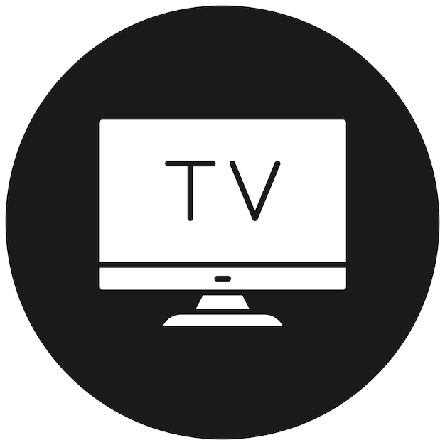 El icono vectorial de Tv se puede usar para el conjunto de iconos de atletismo