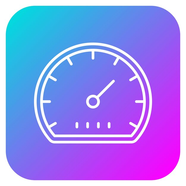 El icono vectorial del velocímetro se puede utilizar para el conjunto de iconos de inicio de negocios