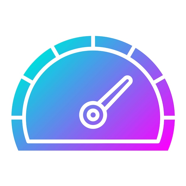 El icono vectorial del velocímetro se puede utilizar para el conjunto de iconos de reparación de automóviles