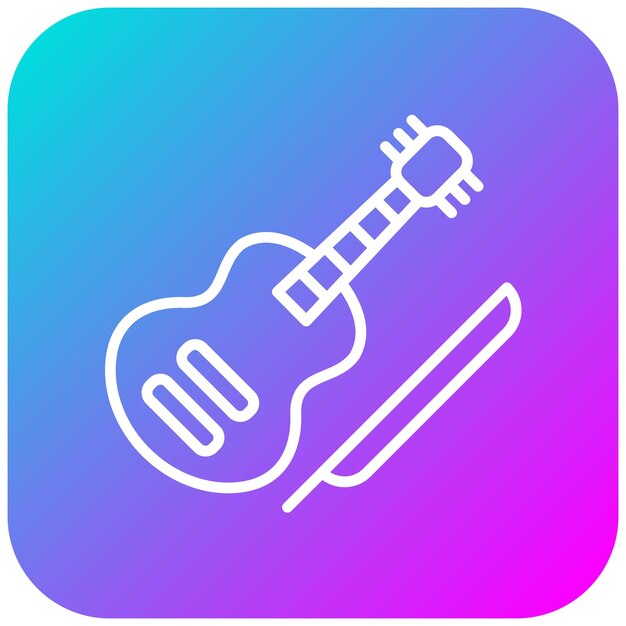 El icono vectorial del violín se puede usar para el conjunto de iconos del Oktoberfest