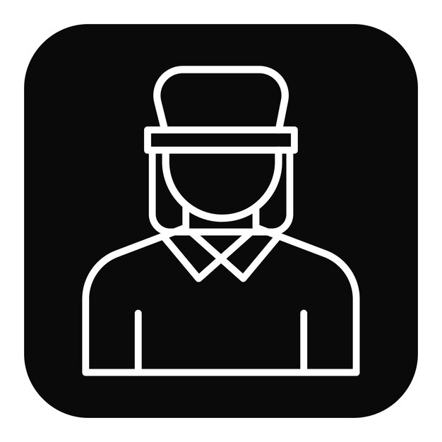 El icono vectorial de la visera protectora se puede utilizar para el conjunto de iconos de enfermería