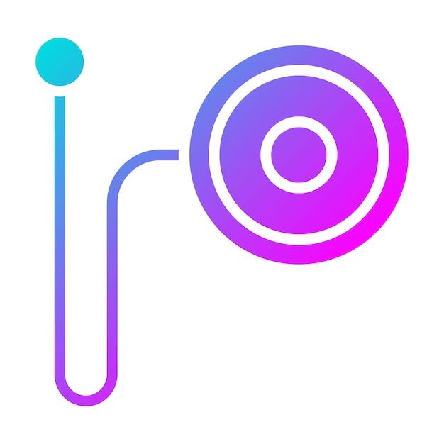 El icono vectorial de Yoyo se puede usar para el conjunto de iconos de entretenimiento