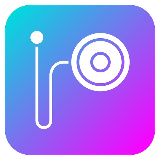 El icono vectorial de Yoyo se puede usar para el conjunto de iconos de entretenimiento