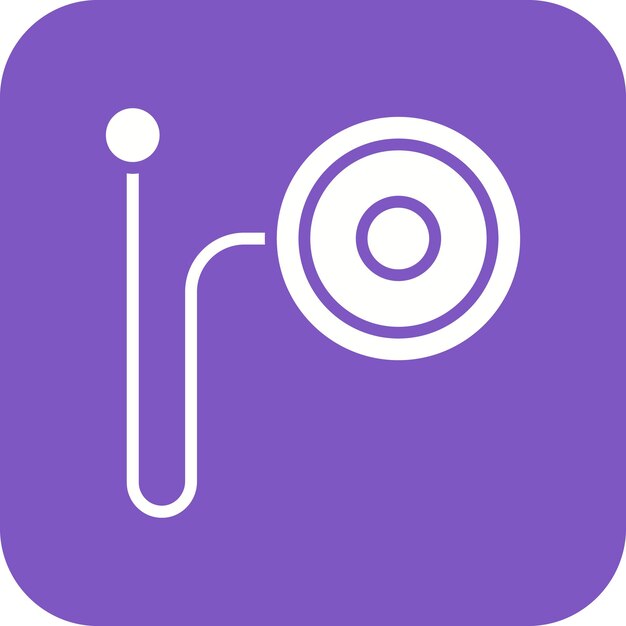 El icono vectorial de Yoyo se puede usar para el conjunto de iconos de entretenimiento