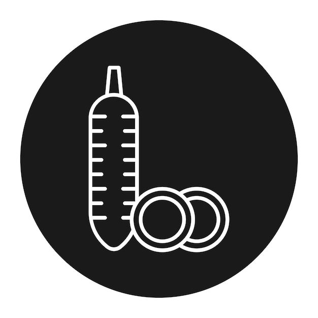 El icono vectorial de Yucca se puede usar para el conjunto de iconos del desierto