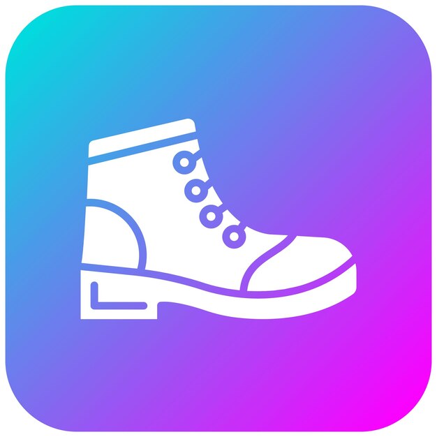 El icono vectorial de los zapatos de Dubai se puede usar para el iconset de Dubai