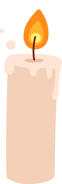 Icono de vela encendida