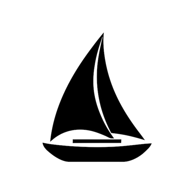 un icono de velero detallado e intrincado y un diseño de logotipo aislado sobre un fondo blanco 16