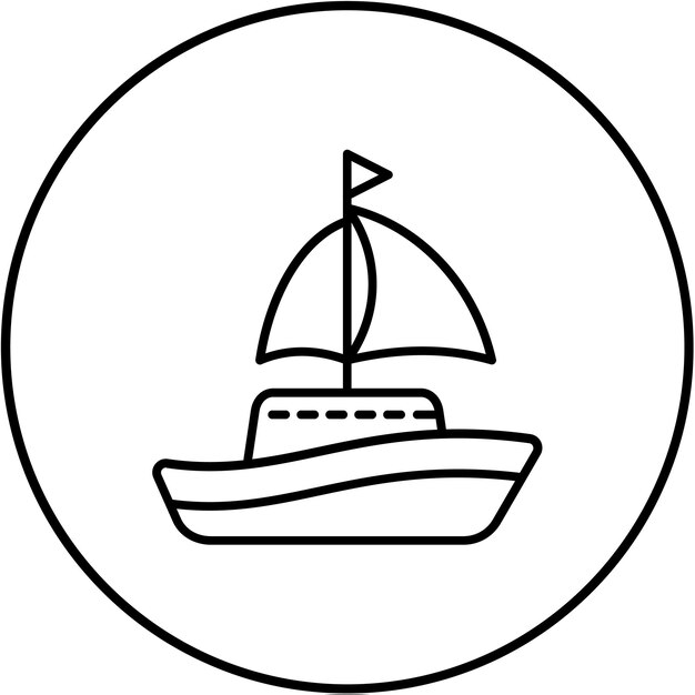 Icono de un velero