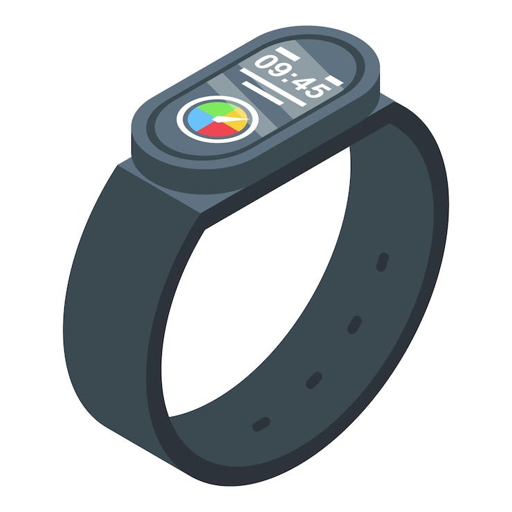 Vector icono de velocidad de internet de smartwatch isométrico del icono de vector de velocidad de internet de smartwatch para diseño web aislado sobre fondo blanco