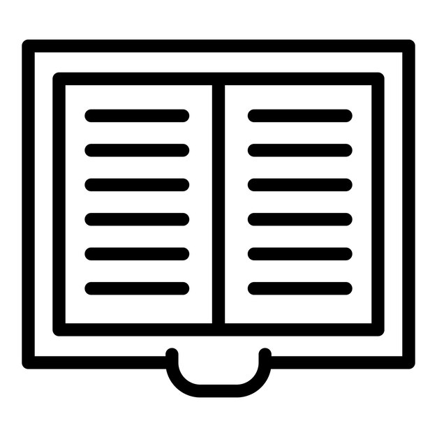 Icono de ventana cerrada Contorno Icono de vector de ventana cerrada para diseño web aislado sobre fondo blanco