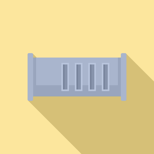 Icono de ventilación Ilustración plana del icono de vector de ventilación para diseño web