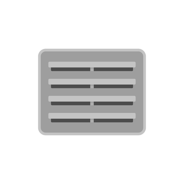 Icono del ventilador del termostato Ilustración plana del icono de vector del ventilador del termostato para diseño web