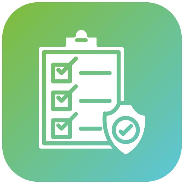 un icono verde y azul con un diagrama de un documento con un documento en el medio