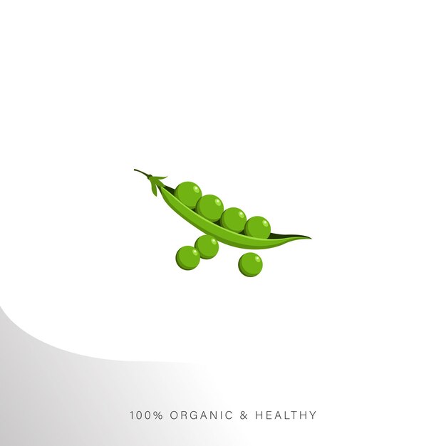 Icono de verduras de pimienta verde en estilo minimalista