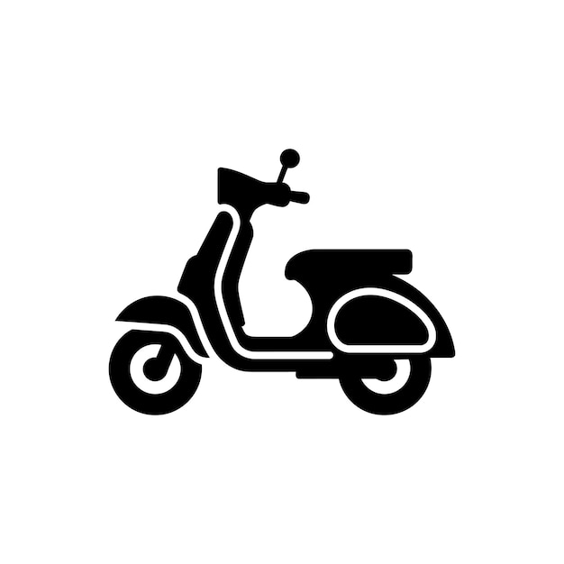 Vector el icono de la vespa