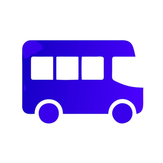icono de la vía de autobús