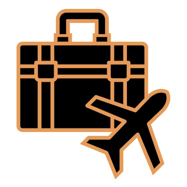 Icono de viaje de negocios