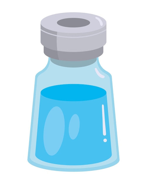 Vector icono de vial médico