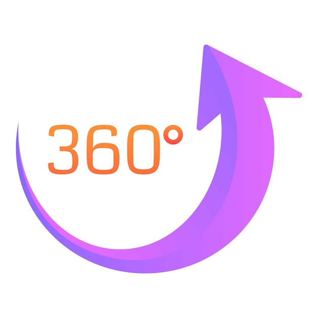 Icono de vídeo vr Caricatura de icono de vector de vídeo vr para diseño web aislado sobre fondo blanco