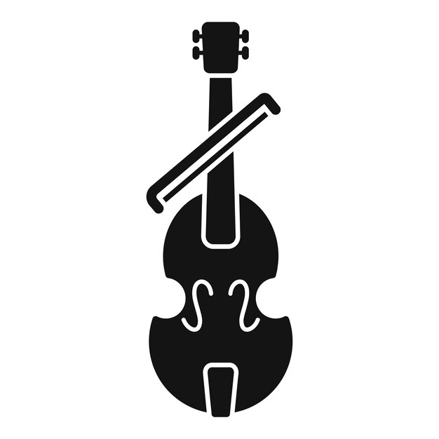 Icono de la viola que representa el juego de un instrumento de música clásica
