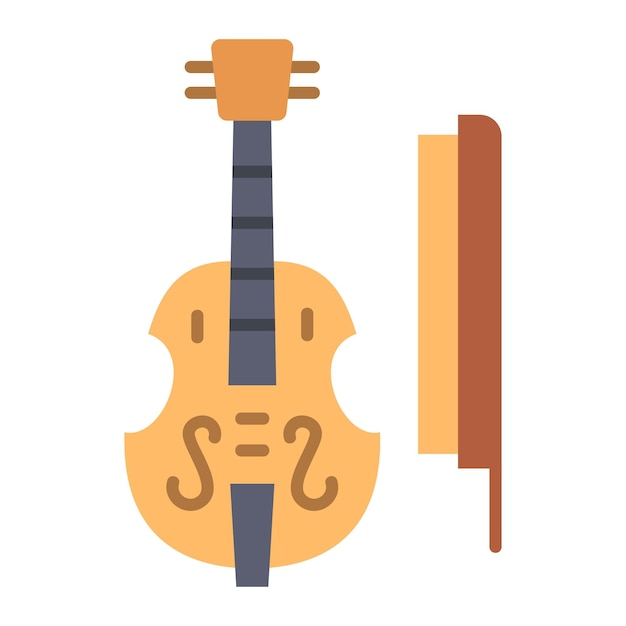 Vector icono del violonchelo