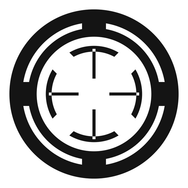 Icono de vista Ilustración simple del icono de vector de vista para diseño web aislado sobre fondo blanco