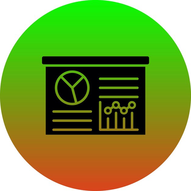 Ícono de visualización de datos