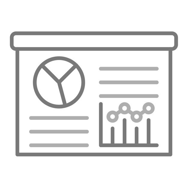 Ícono de visualización de datos