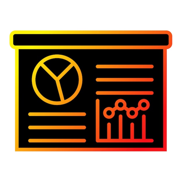 Ícono de visualización de datos